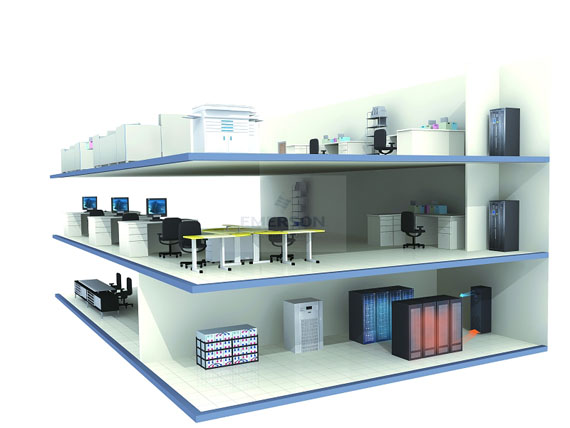 艾默生UPS小型數(shù)據(jù)中心解決方案